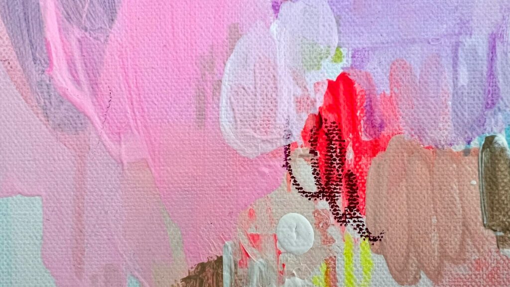 Makroaufnahme einer Bildstruktur