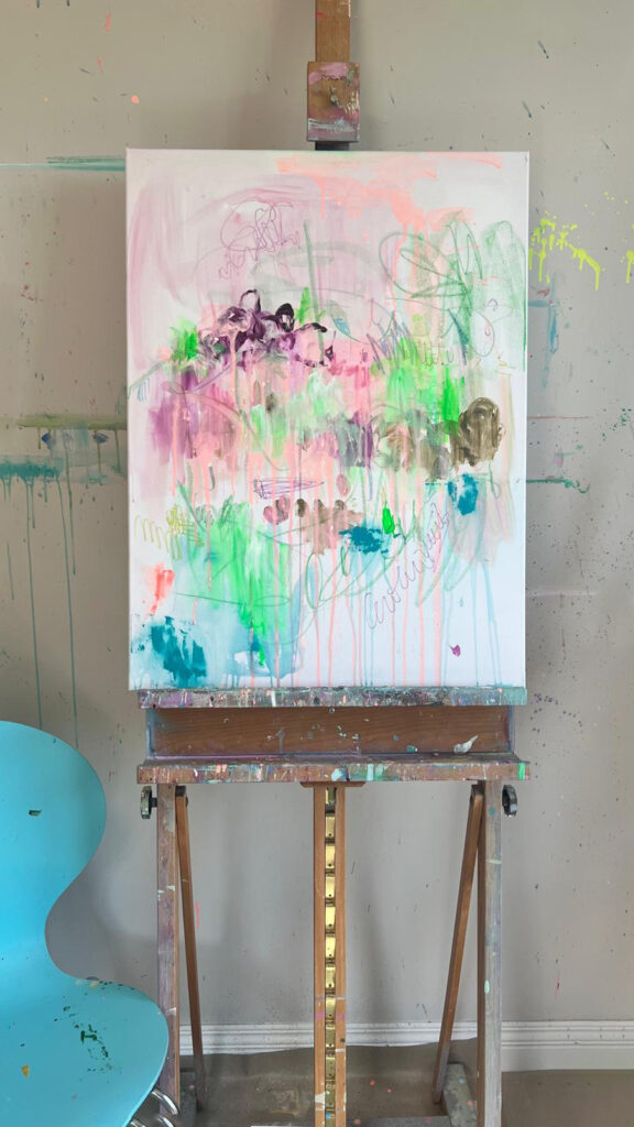 Bild auf Staffelei – Werk von Carolin Fröhlich