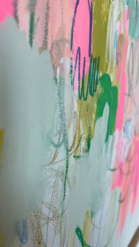 Makroaufnahme einer Bildstruktur