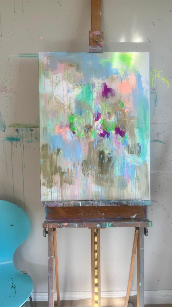 Bild auf Staffelei – Werk von Carolin Fröhlich