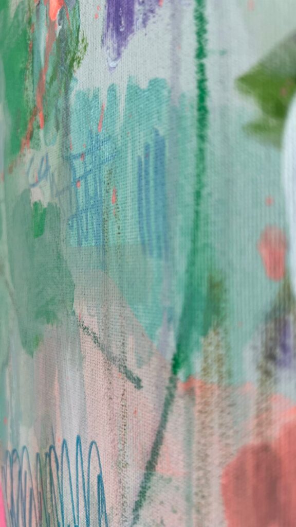 Makroaufnahme einer Bildstruktur