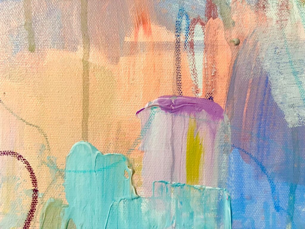 Makroaufnahme einer Bildstruktur