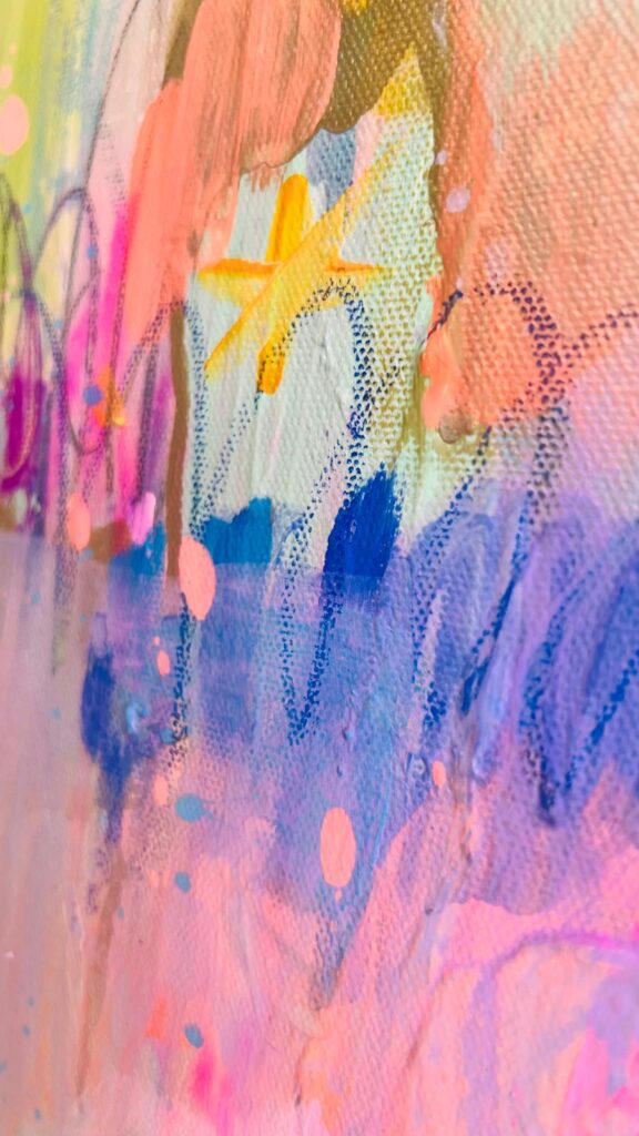 Makroaufnahme einer Bildstruktur